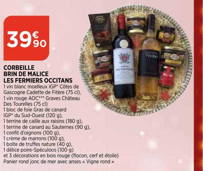 corbeille brin de malice les fermiers occitans