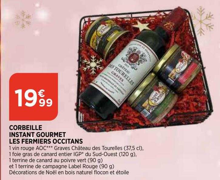 corbeille instant gourmet les fermiers occitans