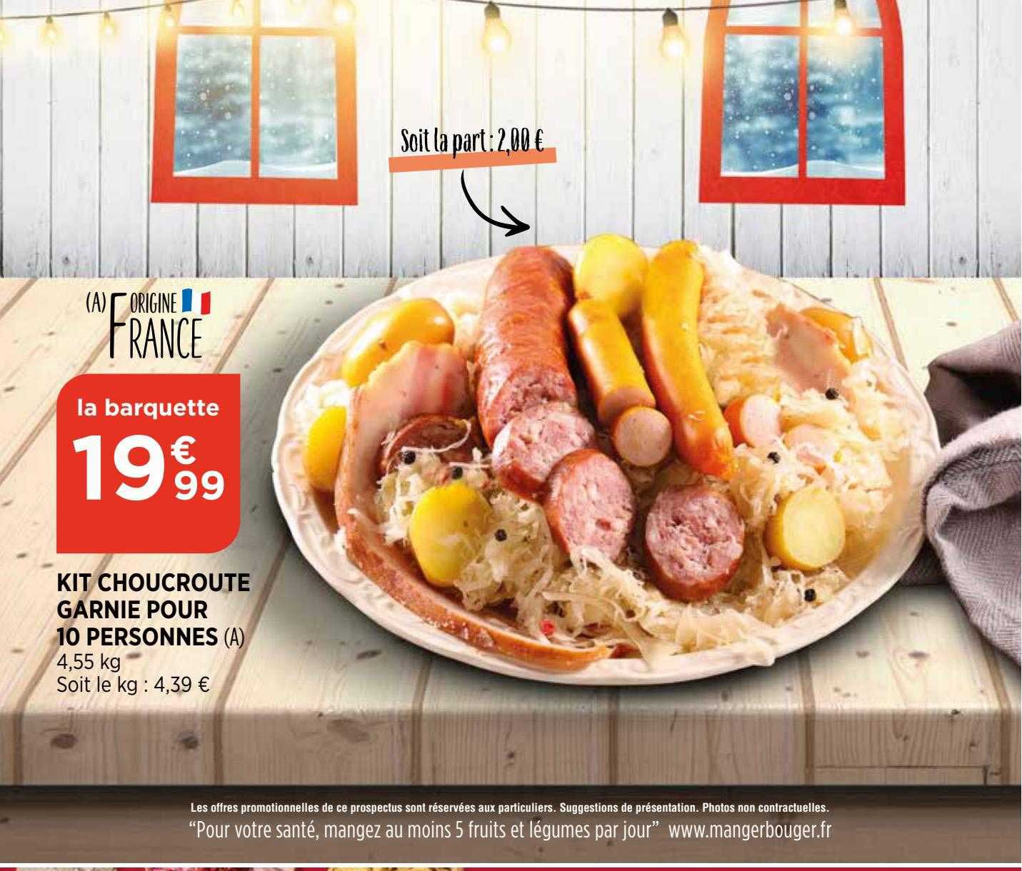 Kit Choucroute Garnier Pour 10 Personnes