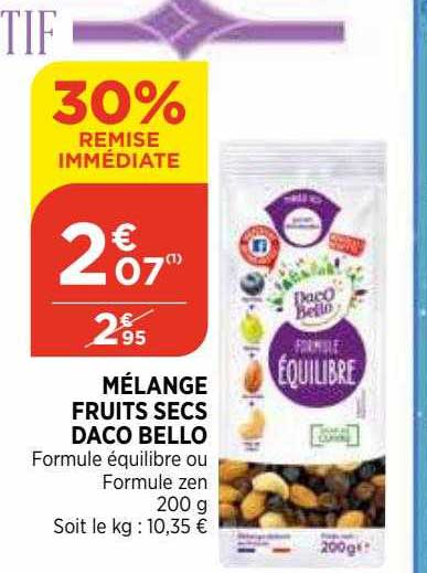 mélange fruits secs daco bello