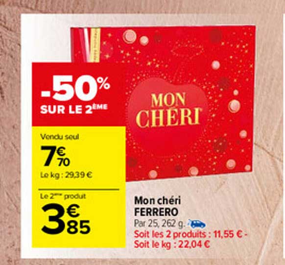 mon chéri ferrero