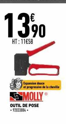 outil de pose molly
