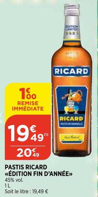 pastis ricard «édition fin d'année»