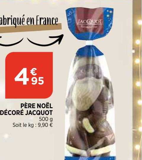 père noël décoré jacquot