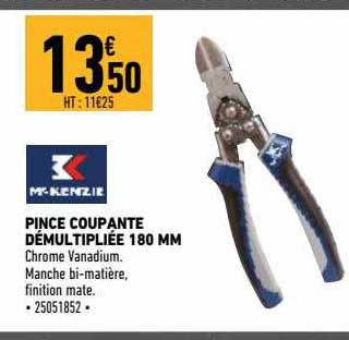 pince coupante démultipliée 180 mm m.kenzie