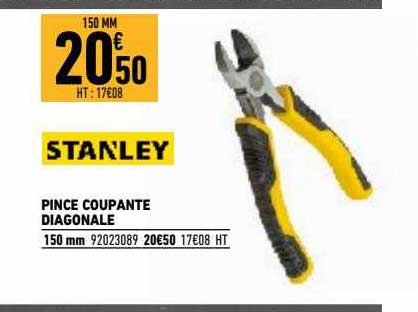 pince coupante diagonale stanley