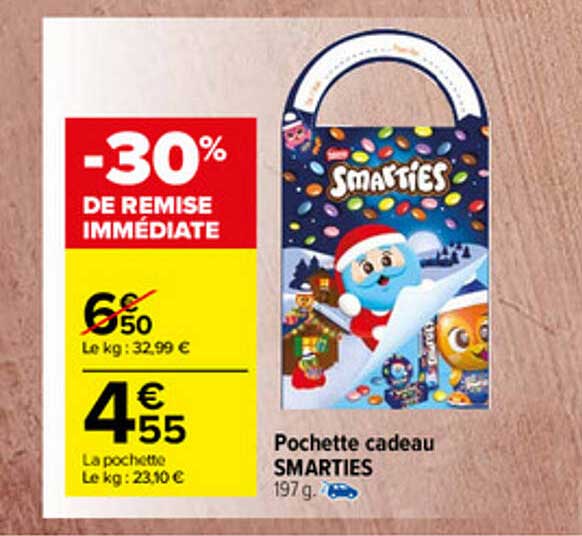 Pochette Cadeau Smarties