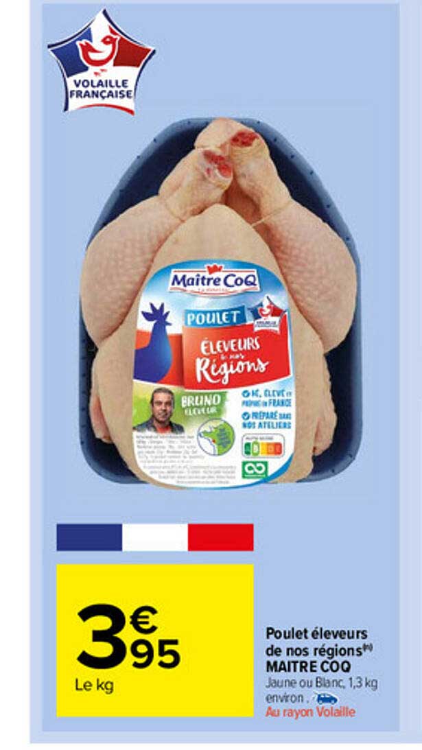 poulet éleveurs de nos régions maitre coq