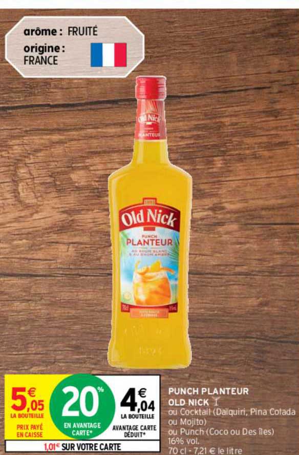 punch planteur old nick