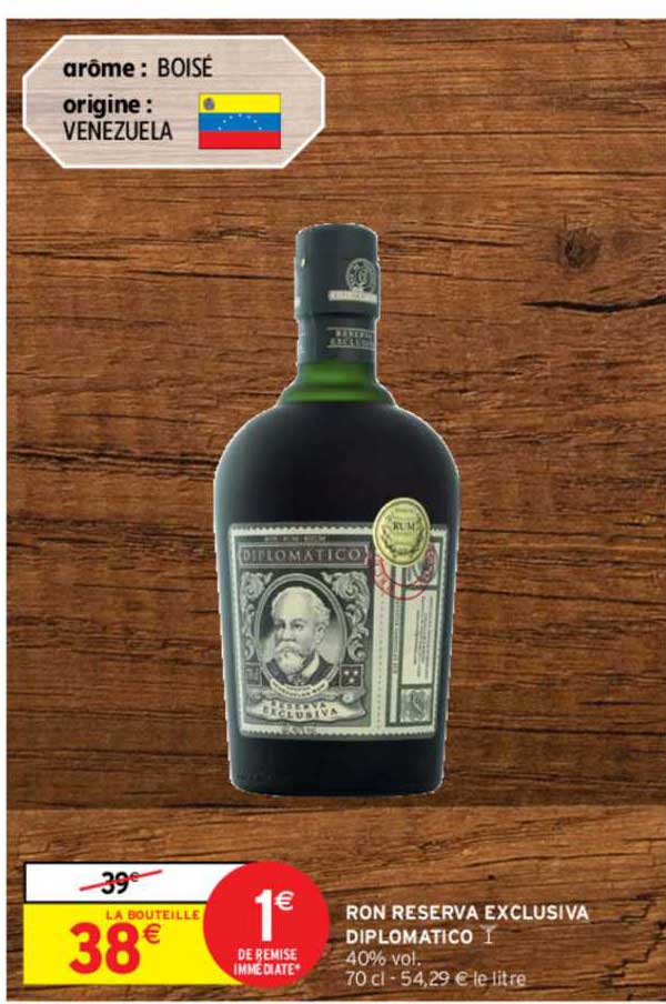 ron reserva exclusiva diplomatico