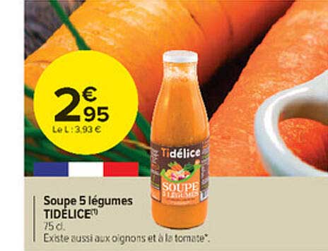 Soupe 5 Légumes Tidélice