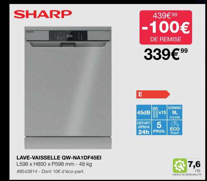 lave-vaisselle sharp