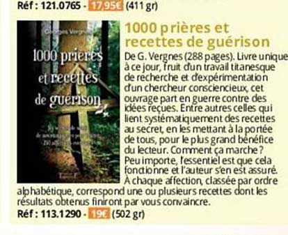 1000 prières et recettes de guérison