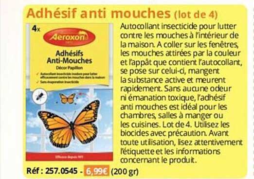 adhésif anti mouches aeroxon