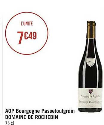 aop bourgogne passetoutgrain domaine de rochebin