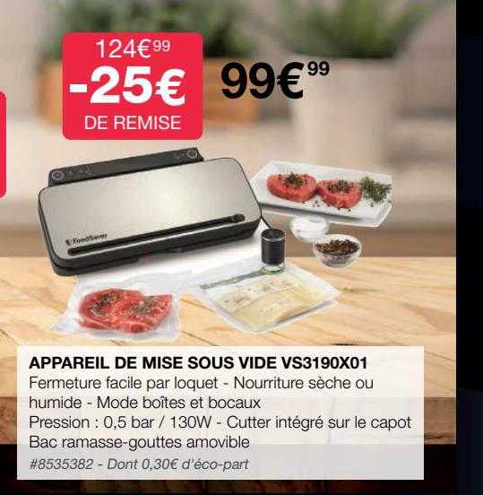 appareil de mise sous vide vs3190x01