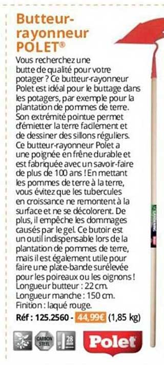 butteur-rayonneur polet
