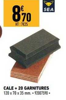 cale + 20 garnitures