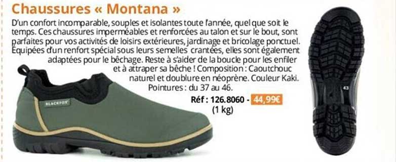 Chaussures «montana»