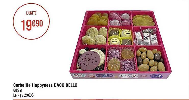 corbeille happyness daco bello