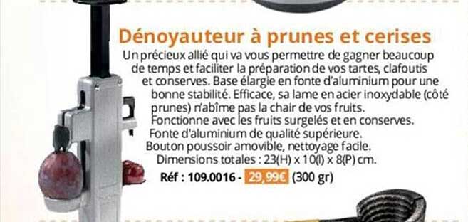 Dénoyauteur à Prunes Et Cerises