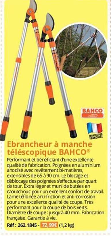 ébrancheur à manche télescopique bahco
