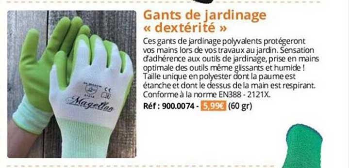 Gants De Jardinage «dextérité»