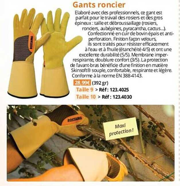 Gants Roncier