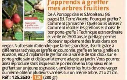 j'apprends à greffer mes arbres fruitiers
