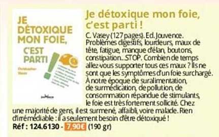 je détoxique mon foie, c'est parti!