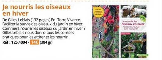 Je Nourris Les Oiseaux En Hiver