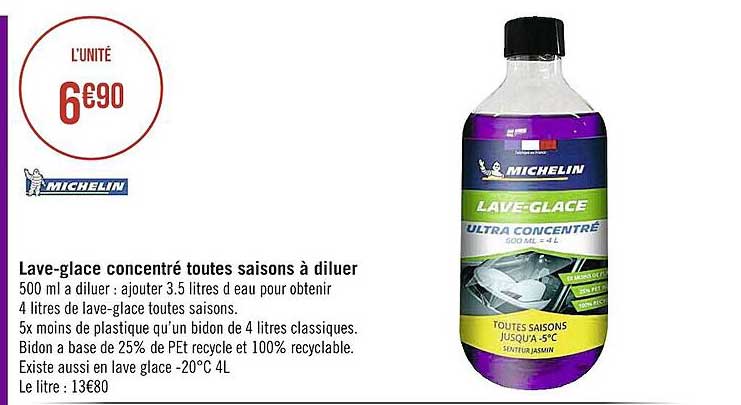 lave-glace concentré toutes saisons à diluer michelin