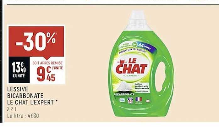 Lessive Bicarbonate Le Chat L'expert