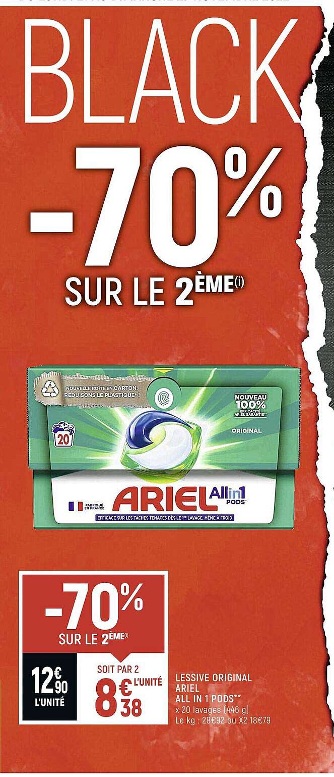 lessive original ariel all in one pods