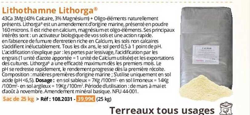 lithothamne lithorga