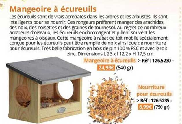 Mangeoire à écureuils