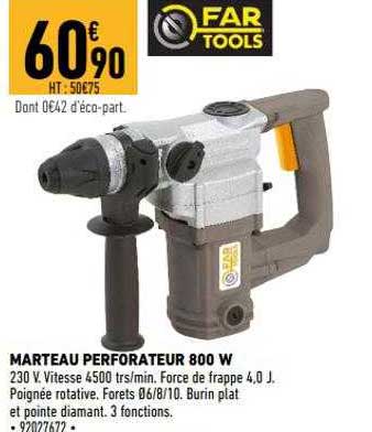 marteau perforateur 800 w far tools