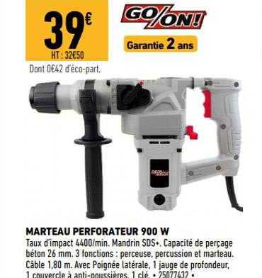 Marteau Perforateur 900 W Go-on!