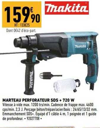marteau perforateur sds+ 720 w makita
