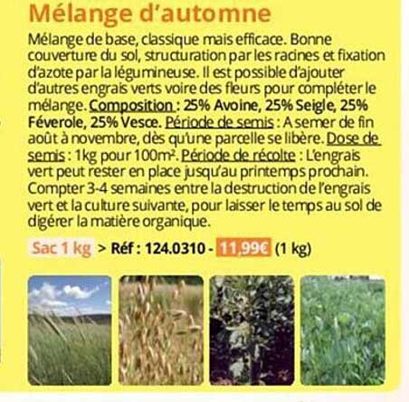 mélange d'automne