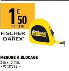 mesure à blocage fischer darex