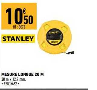 mesure longue 20 m stanley