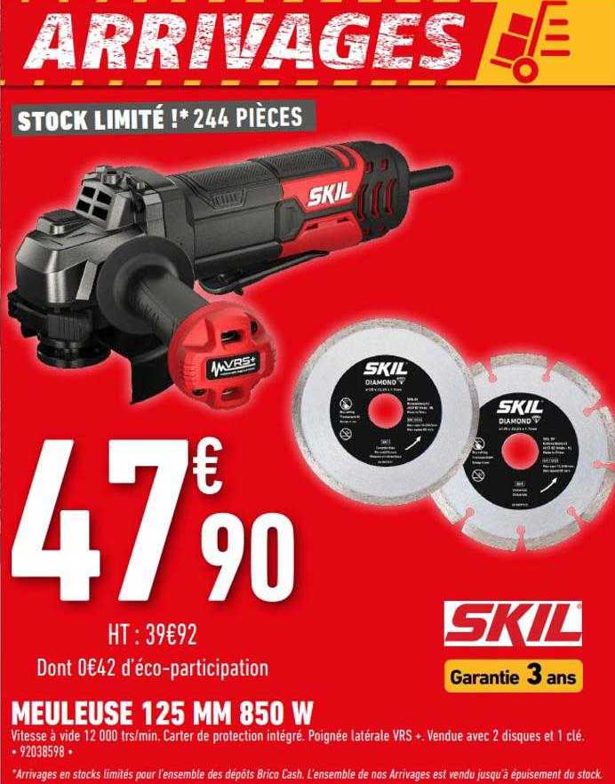 Meuleuse 125 Mm 850 W Skil