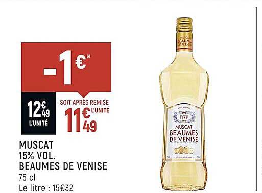 muscat 15% vol. beaumes de venise