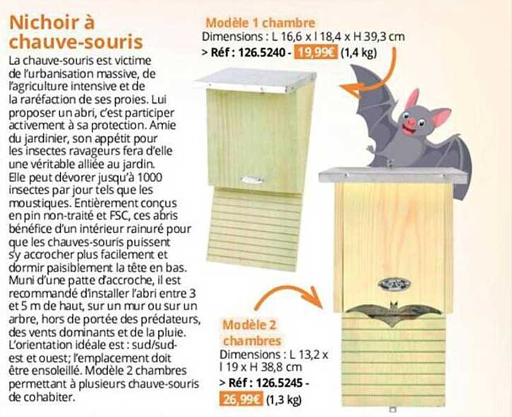 nichoir à chauve-souris