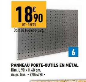 Panneau Porte-outils En Métal