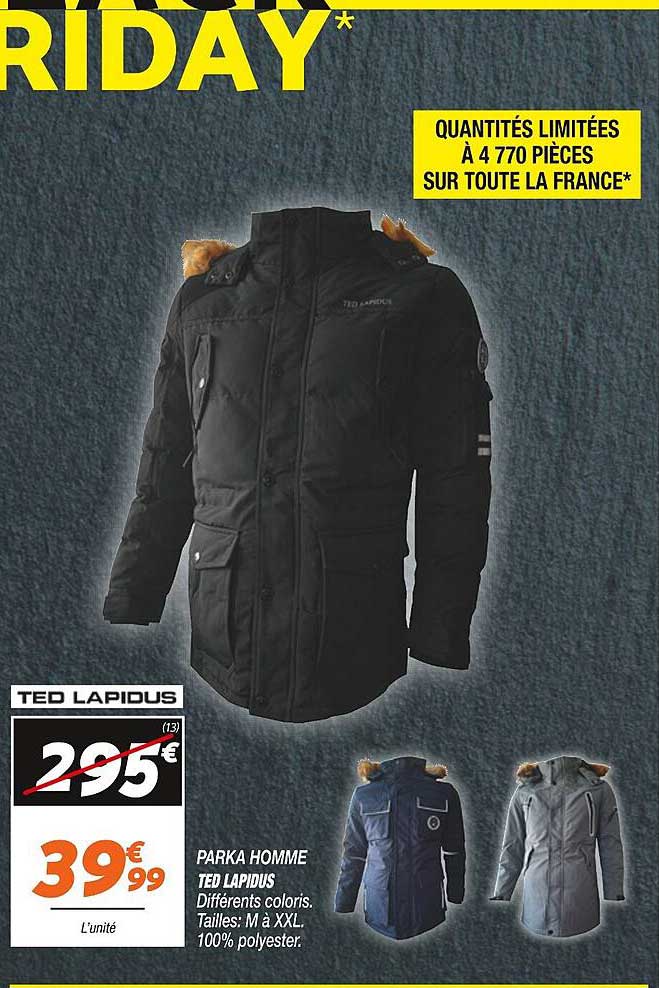 parka homme ted lapidus