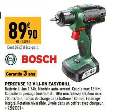 perceuse 12v li-on easydrill bosch