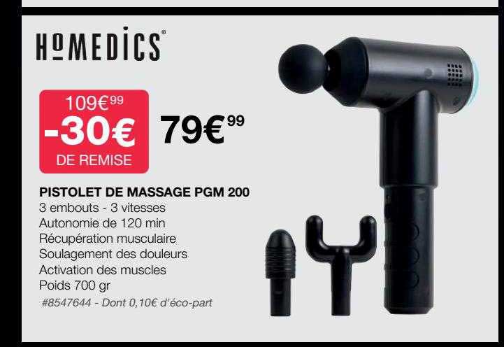 Pistolet De Massage Pgm 200 Homedics
