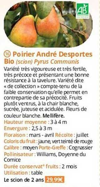 poirier andré desportes bio